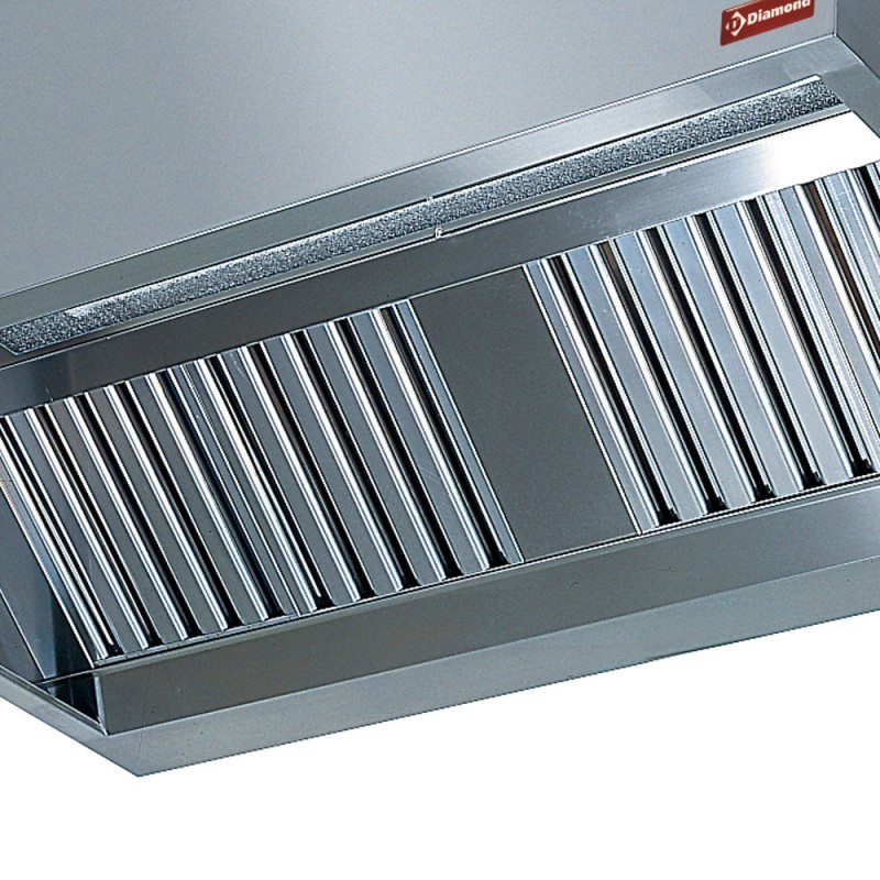 DIAMOND - Hotte centrale induction 2200 x2600 x500