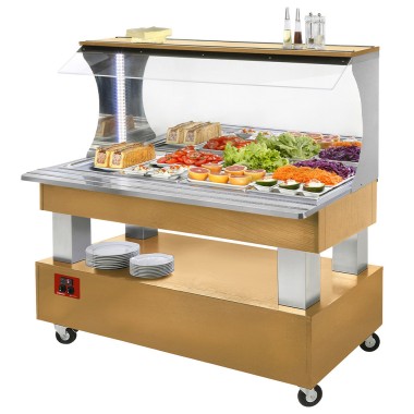 DIAMOND - Buffet - salad bar mural réfrigéré 4x GN1/1-150