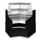DIAMOND - Angle fermé 45° neutre vitre basse – noir