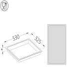 DIAMOND - Bac gastronorm 1/1 - hauteur 40 mm