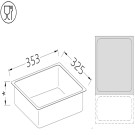 DIAMOND - Bac inox h. 150mm gastronorm - cap. 13.2l
