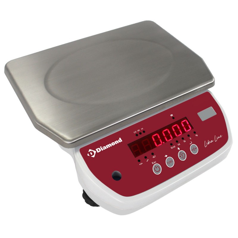 DIAMOND - Balance électronique inox 30kg x 5g