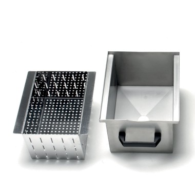 DIAMOND - Bac avec filtre pour décharge 10-18 kg