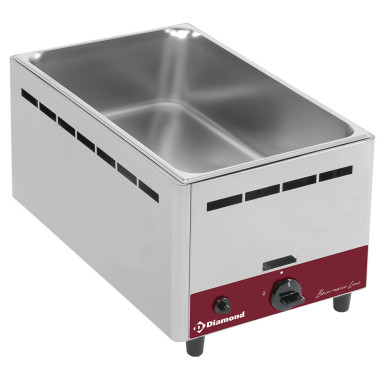 DIAMOND - Bain marie gaz de table GN 1/1