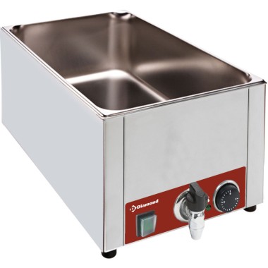 DIAMOND - Bain marie de table électrique GN 1/1