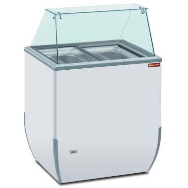 DIAMOND - Comptoir présentoir pour crème glacée 170 litres