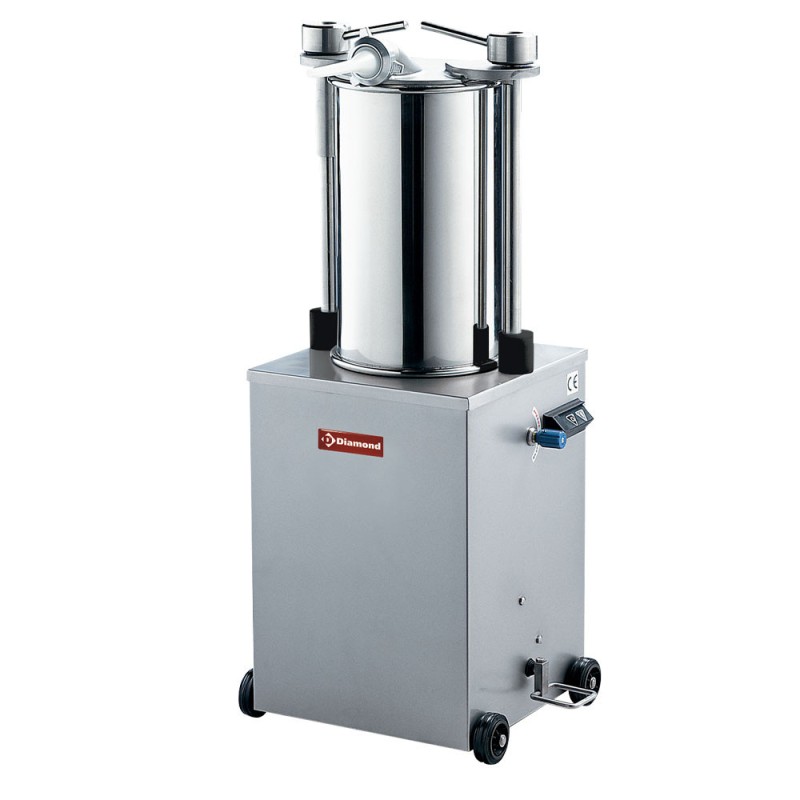 DIAMOND - Poussoir hydraulique vertical en inox - 25 litres