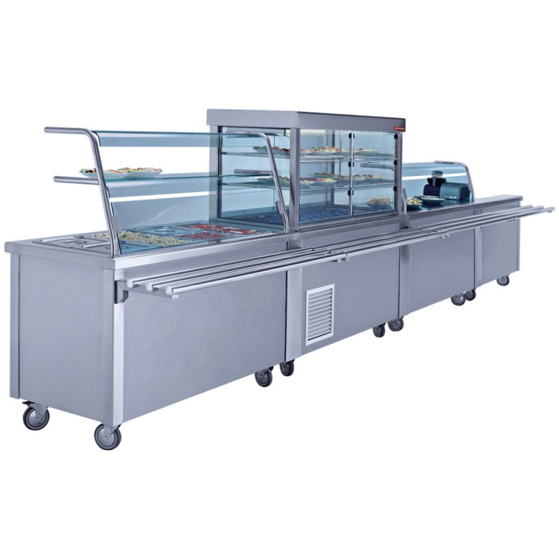 DIAMOND - Elément bain-marie- armoire ouverte 2GN