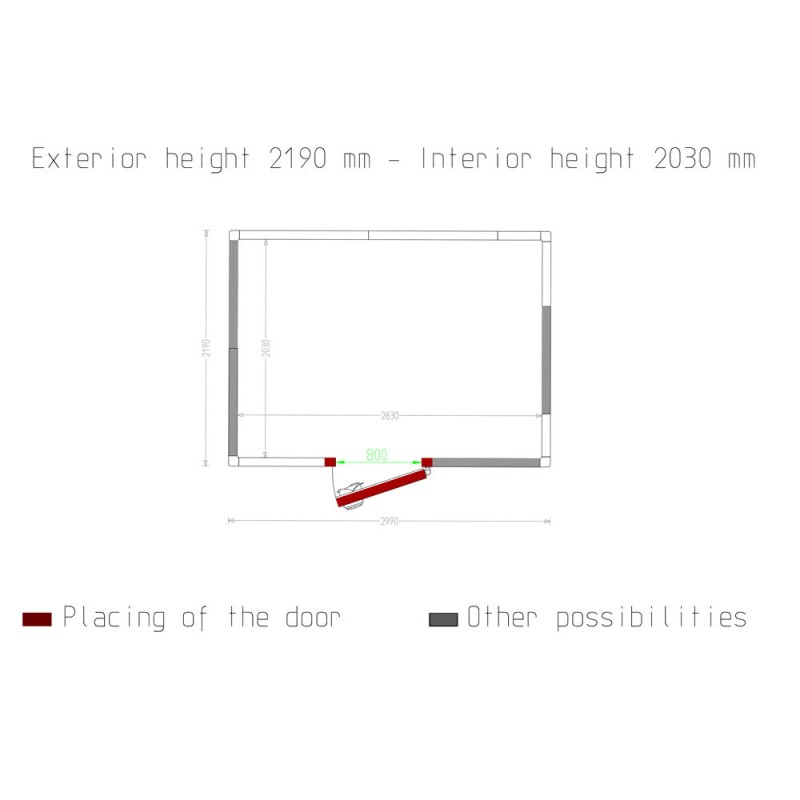 DIAMOND - Chambre froide - 11.66 m³