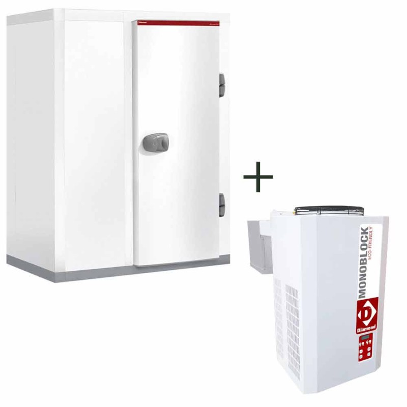 DIAMOND - Ensemble chambre froide t° -5° +5° composée  :