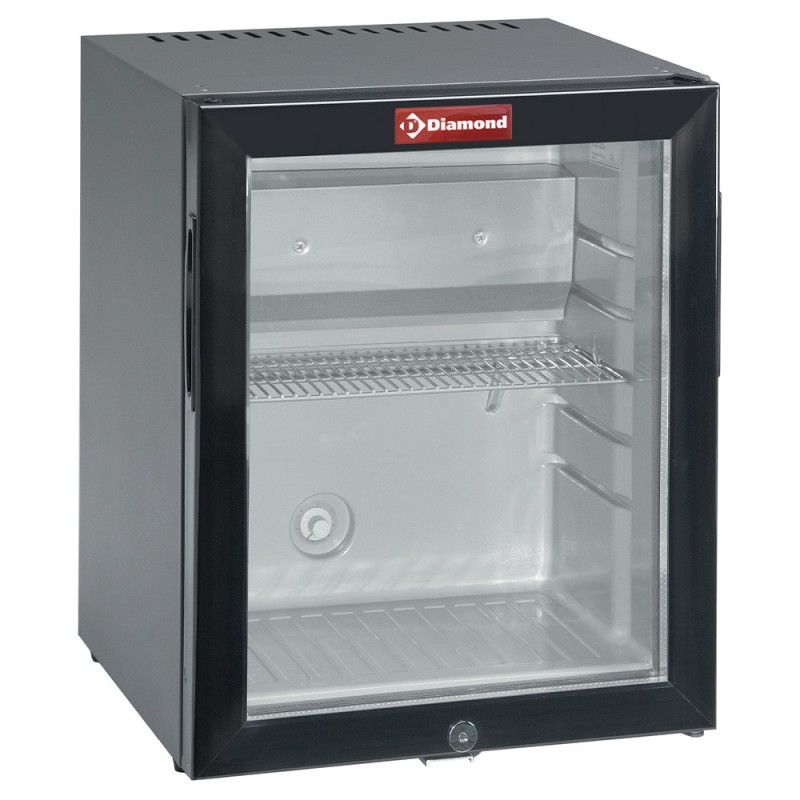 DIAMOND - Minibar porte vitrée 32 litres