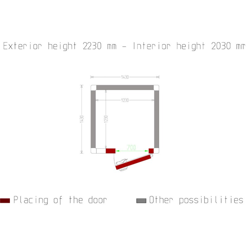 DIAMOND - Chambre froide /3.07 m³