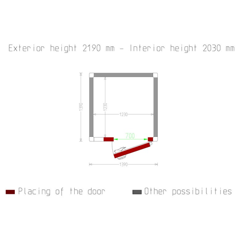 DIAMOND - Chambre froide - 3.07 m³
