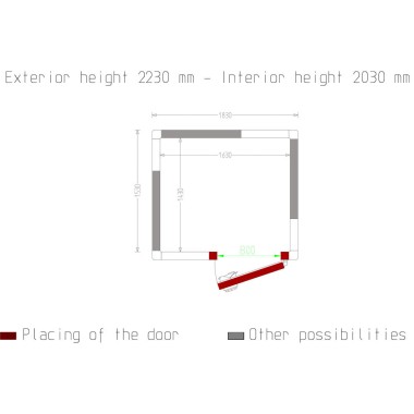DIAMOND - Chambre froide - 4.73  m³