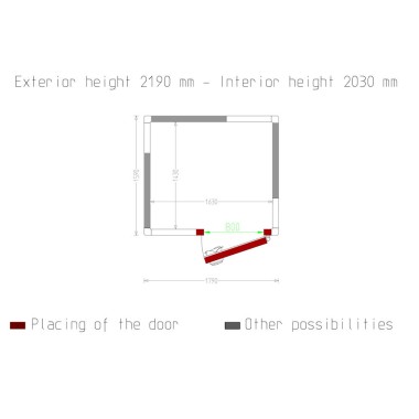 DIAMOND - Chambre froide / 4.73 m³