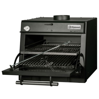 DIAMOND - Four/ barbecue à charbon - GN 1/1