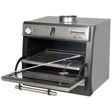 DIAMOND - Four barbecue à charbon - GN 1/1 - inox