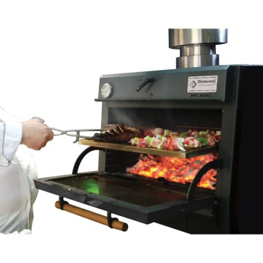 DIAMOND - Four barbecue à charbon - GN 1/1 - inox