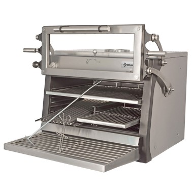 DIAMOND - Four barbecue à charbon - GN 1/1 + GN 2/4