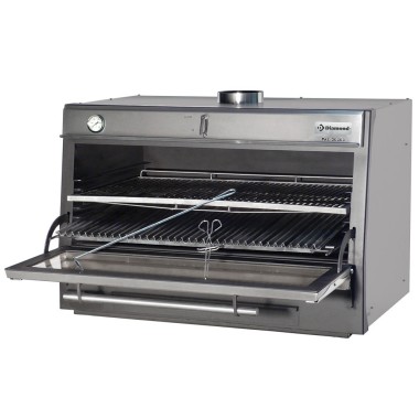 DIAMOND - Four barbecue à charbon - GN 2/1 + GN 1/1