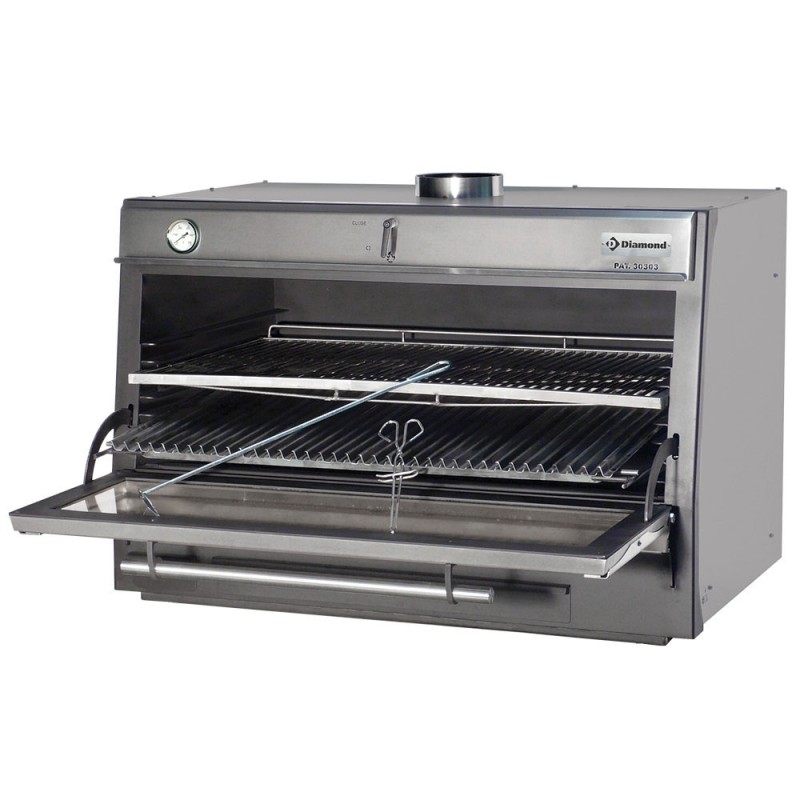 DIAMOND - Four barbecue à charbon - GN 2/1 + GN 1/1
