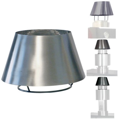 Chapeau cheminée - inox - Diamond