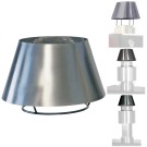 Chapeau cheminée - inox - Diamond