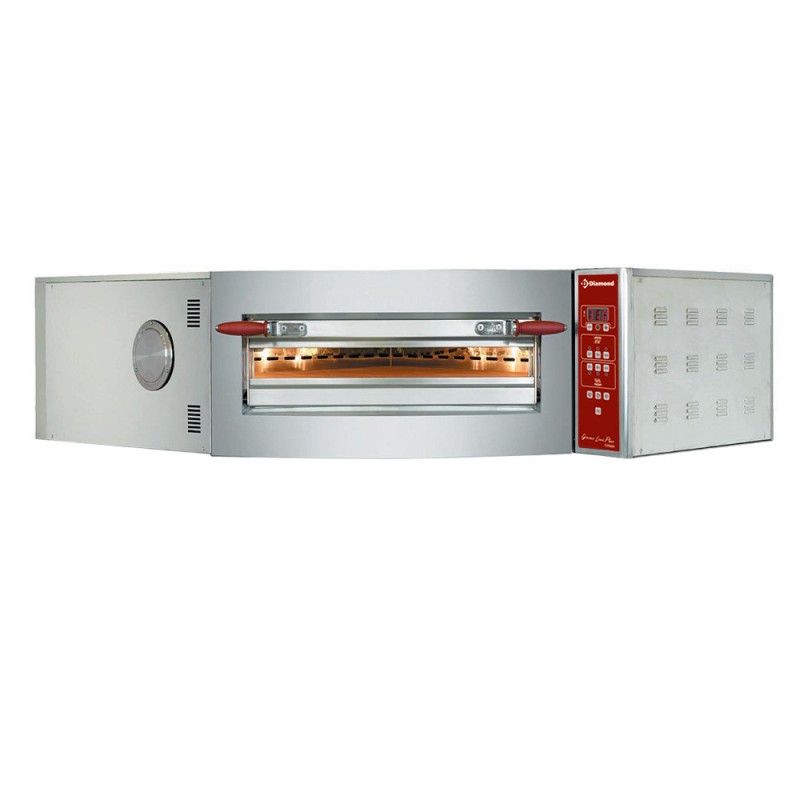 DIAMOND - Four électrique d'angle 1 chambre - 8 pizzas Ø 350mm