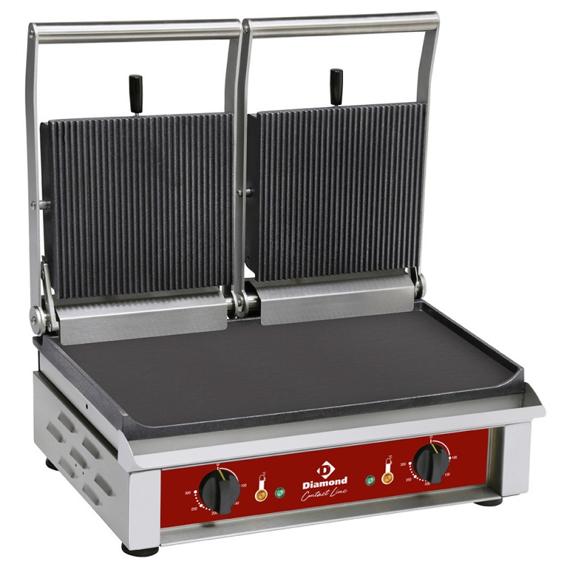 DIAMOND - Contact-grill double - plaques émaillées