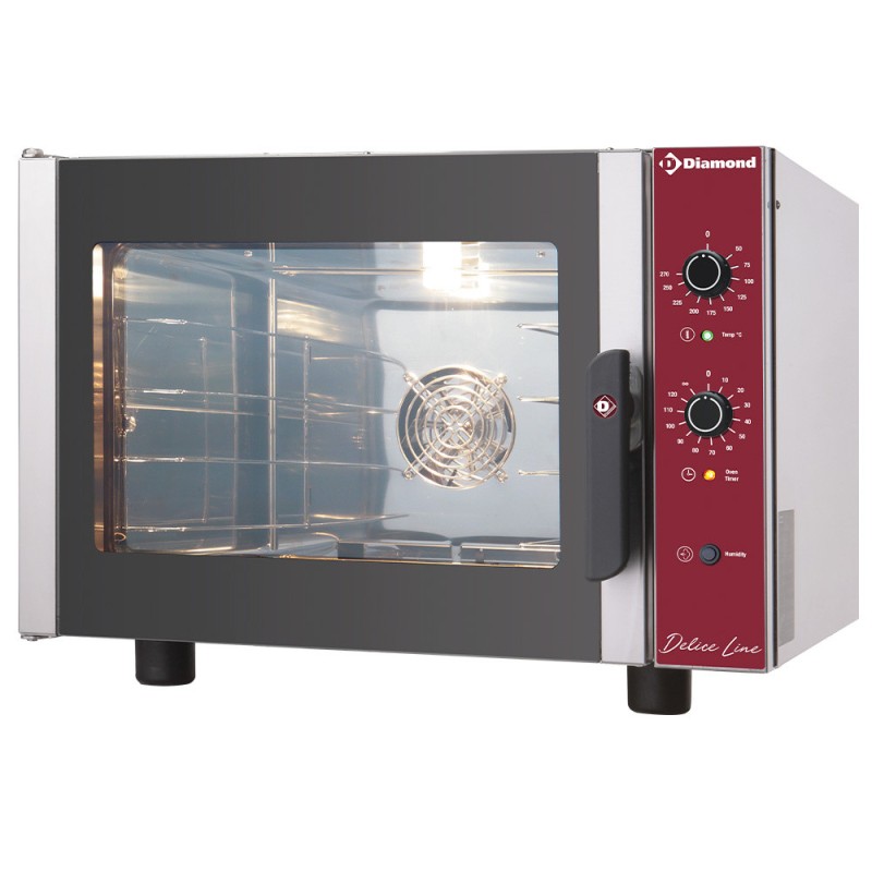 DIAMOND - Four à convection 4x 460x340 mm + humidificateur