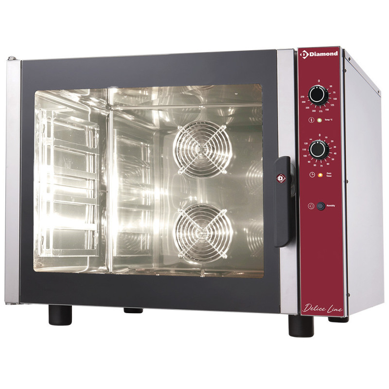 DIAMOND - Four  à convection - 6x 600x400 mm + humidificateur