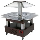 DIAMOND - Ilot buffet - salad bar - réfrigéré - 4x GN 1/1-150