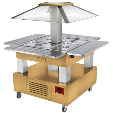 DIAMOND - Ilot buffet - réfrigéré - 4x GN 1/1-150