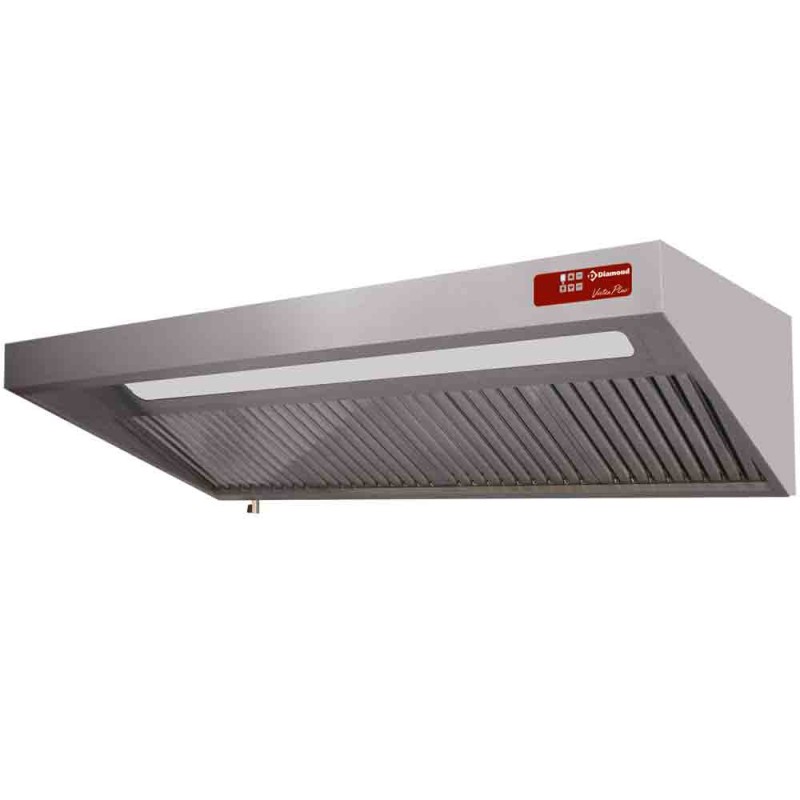 DIAMOND - Hotte complète : éclairage - variateur - 4 filtres
