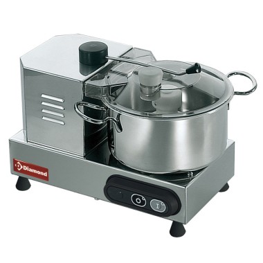 DIAMOND - Cutter inox - 4 litres