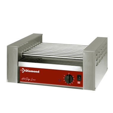 DIAMOND - Grill saucisse électrique à 5 rouleaux