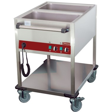DIAMOND - Chariot thermique 2 GN 1/1- H150 mm 2 températures