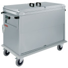 DIAMOND - Chariot bain-marie 3x GN 1/1 à couvercles+ armoire