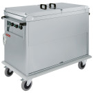DIAMOND - Chariot bain marie 3x GN 1/1- couvercles- sur armoire