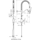 DIAMOND - Douchette inox et robinet avec groupe mitigeur