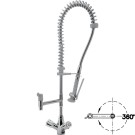 DIAMOND - Douchette inox+ robinet avec groupe mélangeur