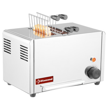 DIAMOND - Toaster- croque-monsieur électrique 2 pinces