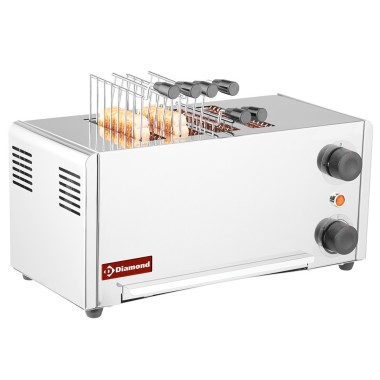 DIAMOND - Toaster/ croque-monsieur électrique 4 pinces