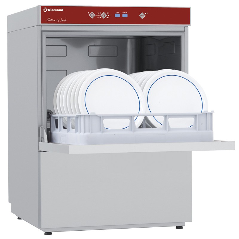 DIAMOND - Lave-vaisselle panier 500x500mm + break tank