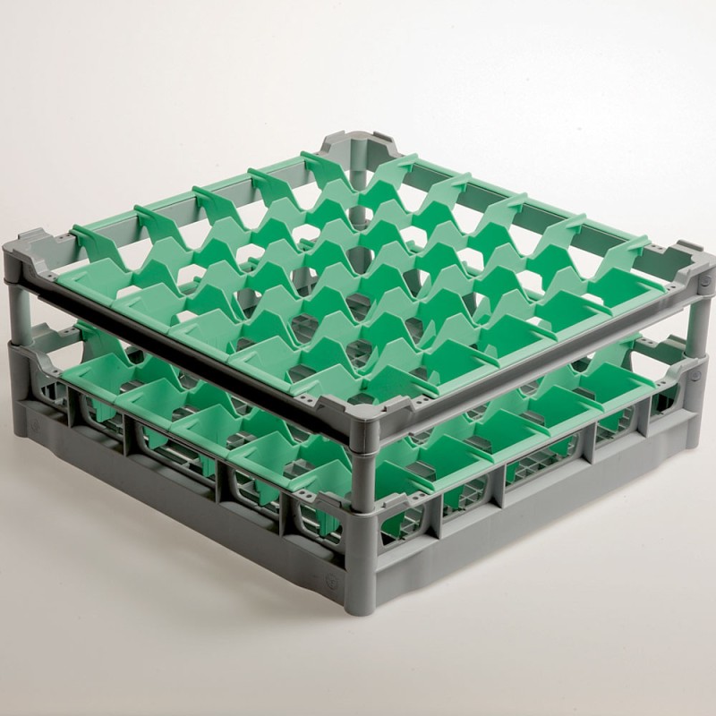 DIAMOND - Panier 36 verres Ø 73 mm-H165- Polypropylène