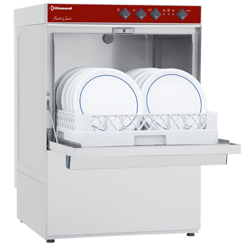 DIAMOND - Lave-vaisselle panier 500mm + pompe vidange