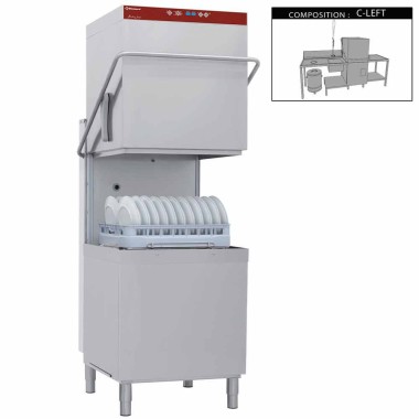 DIAMOND - Lave-vaisselle à capot complet - dcr37/6-ac/c-s