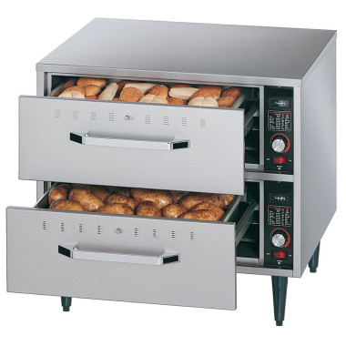 DIAMOND - Chauffe aliments à poser -2 tiroirs GN 1/1