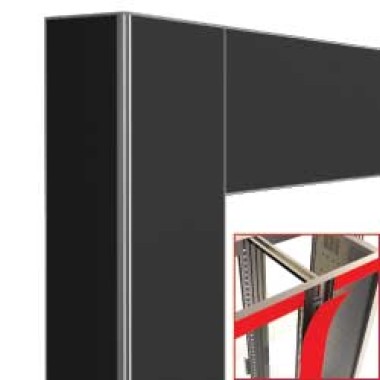 Déco jonction 2x 530 litres noir mat- magnétique - Diamond
