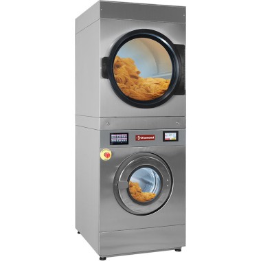 DIAMOND - Lave-linge à super essorage 11 kg + séchoir rotatif 11 kg
